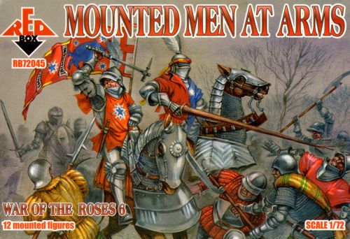 Red Box RB 72045 1:72 War of the Roses 6. Mounted Men at Arms