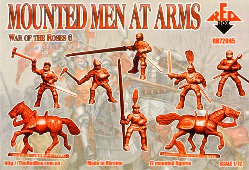 Red Box RB 72045 1:72 War of the Roses 6. Mounted Men at Arms