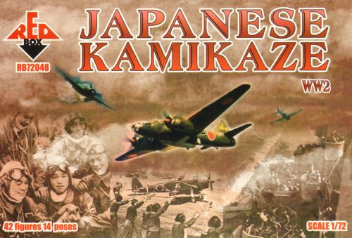 Red Box RB 72048 1:72 'Kamikaze' Japanese pilot figures (WWII)