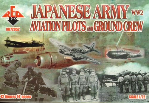 Red Box RB 72052 1:72 Japanese Army Pilots and ground Crew WWII