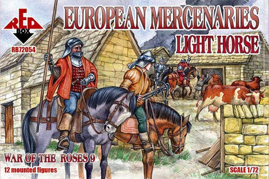 Red Box RB 72054 1:72 European Mercenaries Light Horse Wars of the Roses