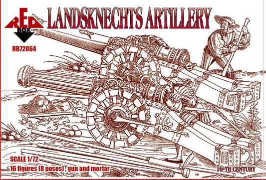 Red Box RB 72064 1:72 Landsknechts Artillery 16 c.