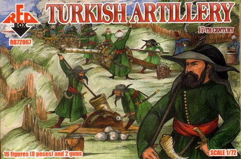 Red Box RB 72067 1:72 Turkish Artillery 17th century