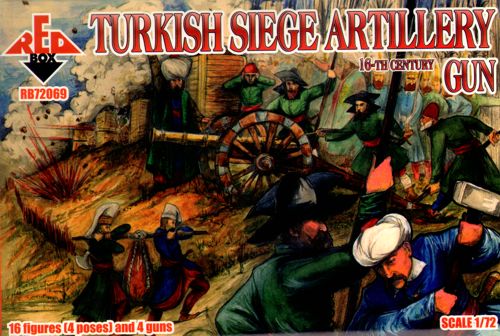 Red Box RB 72069 1:72 Turkish Siege Artillery. Gun, 16th century