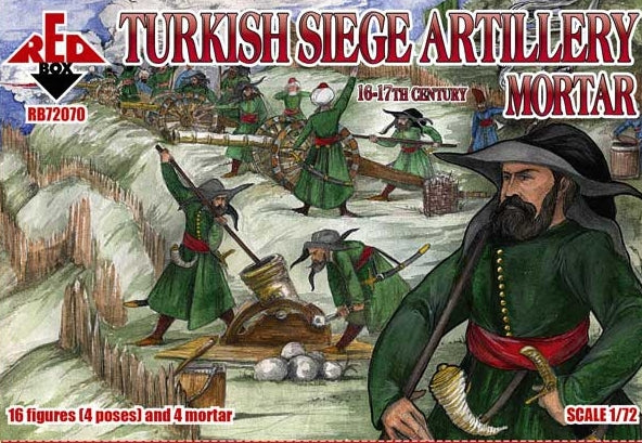 Red Box RB 72070 1:72 Turkish Siege Artillery. Mortar, 16th century