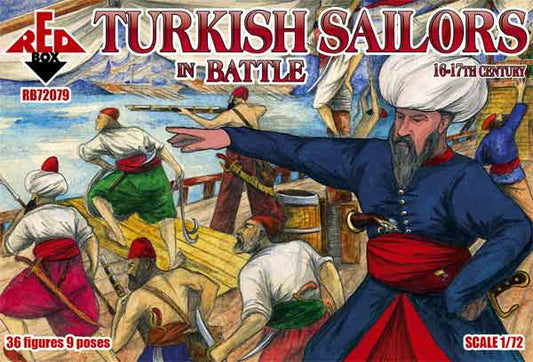 Red Box RB 72079 1:72 Turkish sailors in battle, 16-17th century