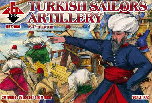 Red Box RB 72080 1:72 Turkish sailors artillery, 16-17th century