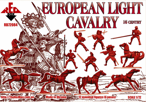 Red Box RB 72084 1:72 European light cavalry, 16th century, set 1