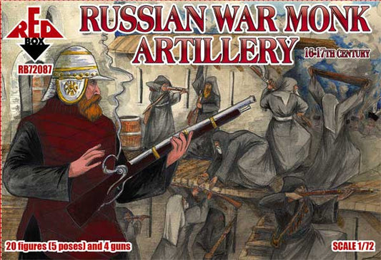 Red Box RB 72087 1:72 Russian war monk artillery, 16-17th century