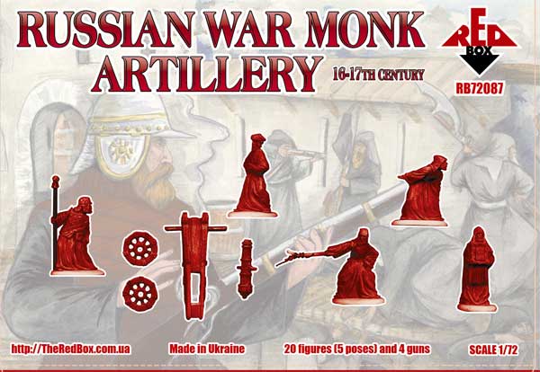 Red Box RB 72087 1:72 Russian war monk artillery, 16-17th century