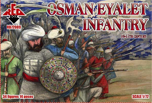 Red Box RB 72088 1:72 Osman Eyalet infantry, 16-17th century