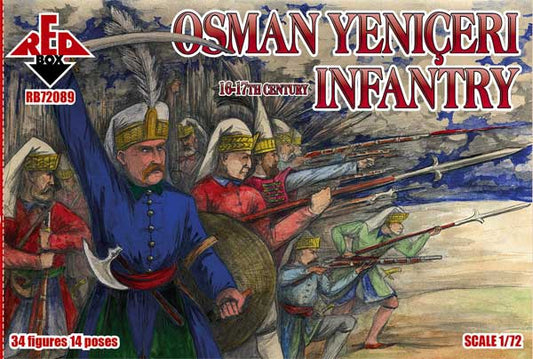 Red Box RB 72089 1:72 Osman Yeniceri infantry, 16-17th century