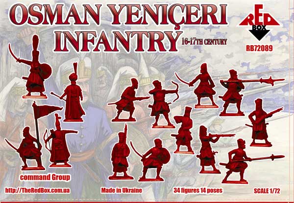 Red Box RB 72089 1:72 Osman Yeniceri infantry, 16-17th century