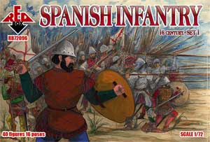 Red Box RB 72096 1:72 Spanish Infantry 16th century set 1