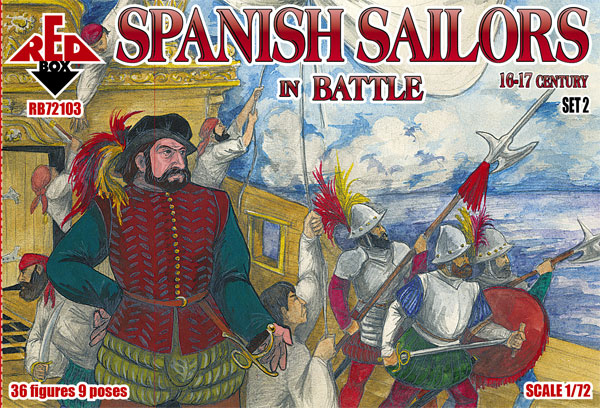 Red Box RB 72103 1:72 Spanish Sailors in Battle 16-17 century