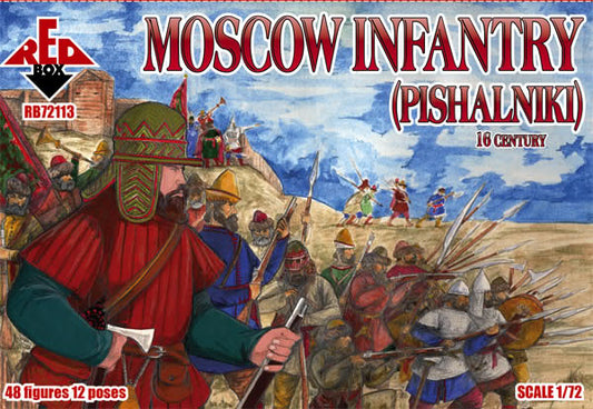 Red Box RB 72113 1:72 Moscow infantry (pishalniki). 16 cent