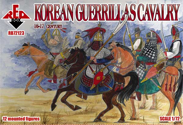 Red Box RB 72123 1:72 Korean Guerrillas Cavalry 16-17 century