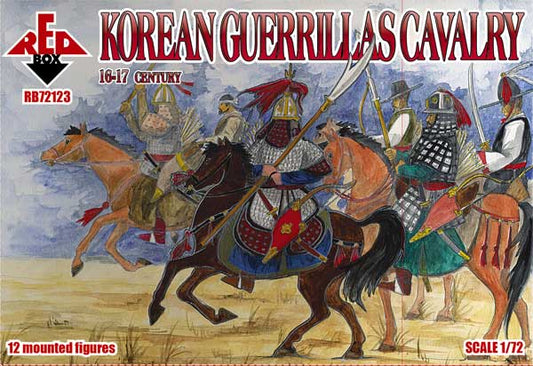 Red Box RB 72123 1:72 Korean Guerrillas Cavalry 16-17 century