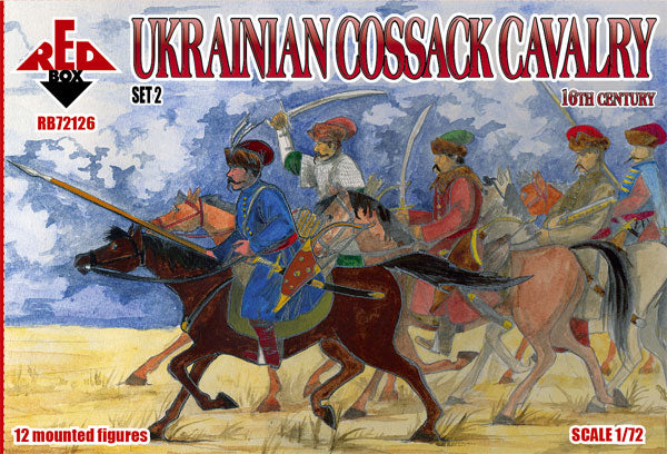 Red Box RB 72126 1:72 Ukrainian Cossack Cavalry 16c set 2