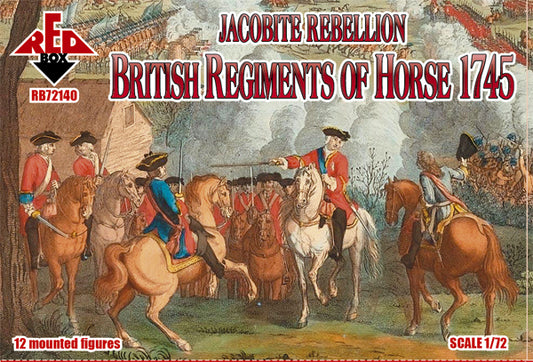 Red Box RB 72140 1:72 Jacobite Rebellion. British Regiments of Horse 1745