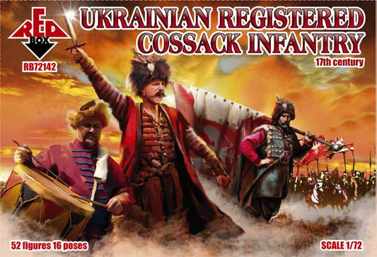 Red Box RB 72142 1:72 Ukrainian registered cossack infantry. 17th century