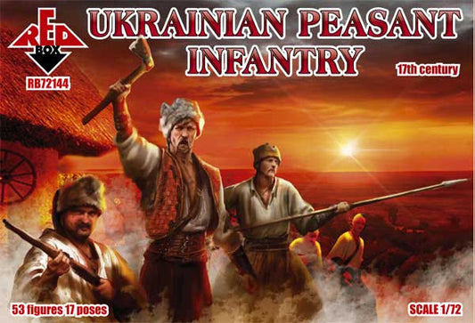 Red Box RB 72144 1:72 Ukrainian Peasant infantry. 17th century