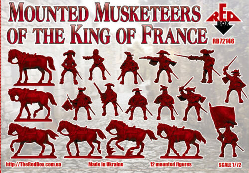 Red Box RB 72146 1:72 Mounted Musketeers of the King of France XVII c.