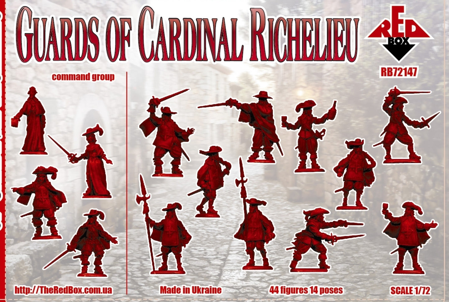 Red Box RB 72147 1:72 Guards of Cardinal Richelieu