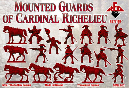 Red Box RB 72148 1:72 Mounted Guards of Cardinal Richelieu XVII c.