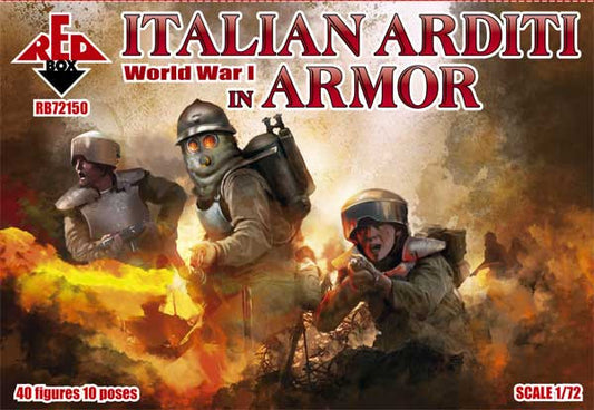 Red Box RB 72150 1:72 Italian Arditi in armour WWI