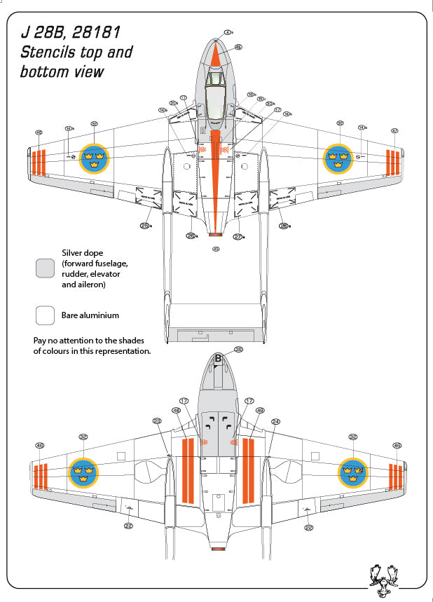 Moose Republic Decals 48007 1:48 J 28B/de Havilland Vampire FB.5