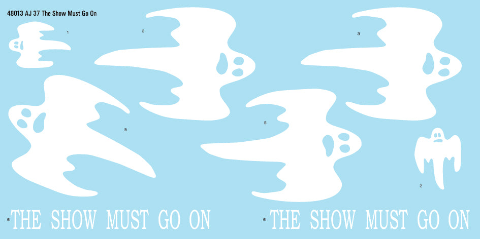 Moose Republic Decals 48013 1:48 Saab AJ-37 'Viggen' 'The Show Must Go On'