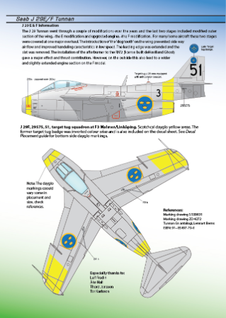 Moose Republic Decals 48020 1:48 Saab J-29E/F Tunnan Part 2