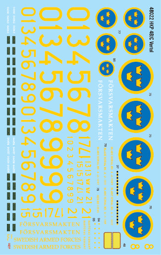 Moose Republic Decals 48022 1:48 HKP 4A/B/C/D Vertol