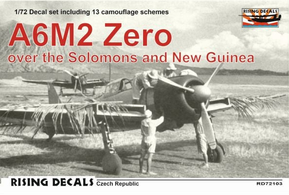 Rising Decals RD72103 1:72 Mitsubishi A6M2 Zero over Solomons and New Guinea