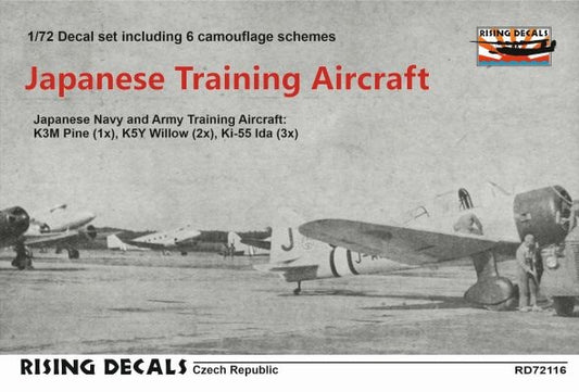 Rising Decals RD72116 1:72 Japanese Training Aircraft (6x camo