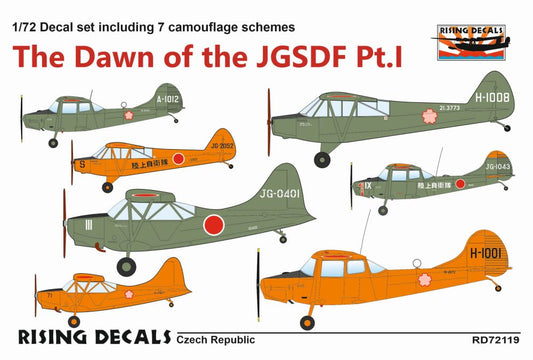 Rising Decals RD72119 1:72 Dawn of the JGSDF part I L-5, L-19 and L-21