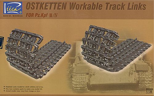 Riich Models RE30008 1:35 Ostketten Workable Track Links for Pz.Kpfw.III/Pz.Kpfw.IV