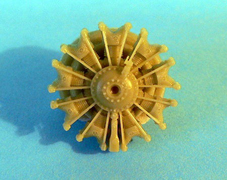 Radial Engines & Wheels 72001 1:72 Pratt & Whitney R-1340 Wasp Radial Engine