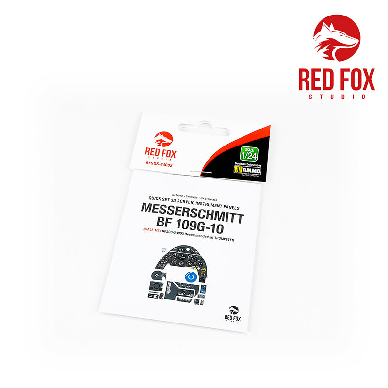 Red Fox Studio 24003 1:24 Messerschmitt Bf-109G-10