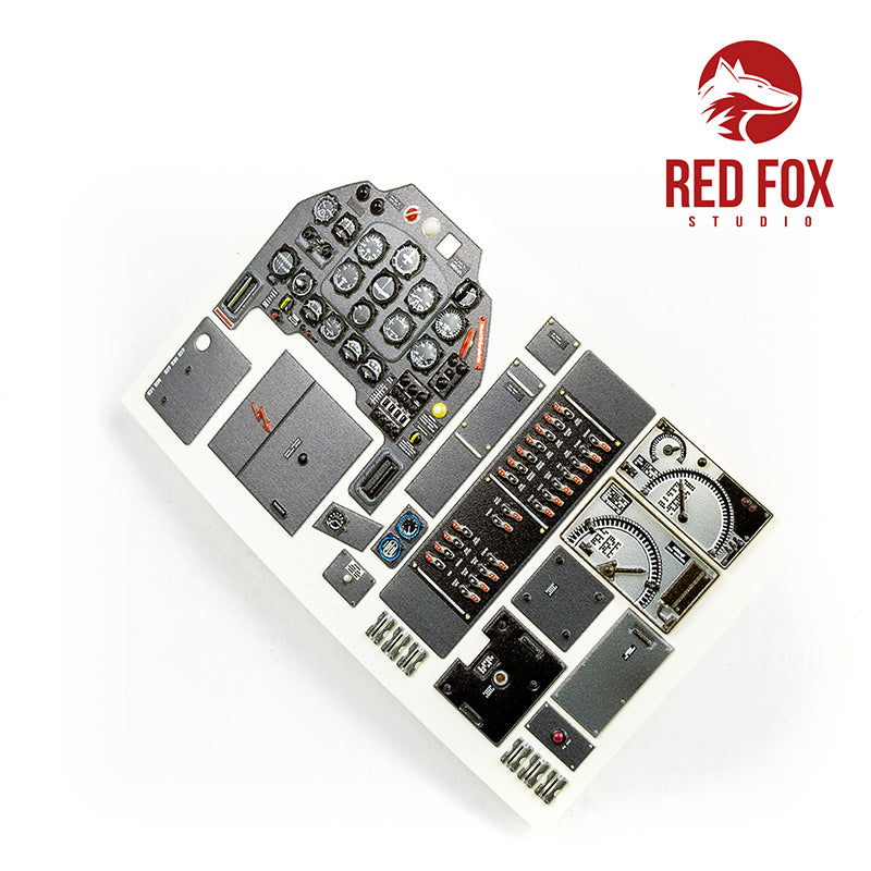 Red Fox Studio 24008 1:24 Junkers Ju-87B-2 'Stuka' Quick Set 3D Acrylic Instrument Panel