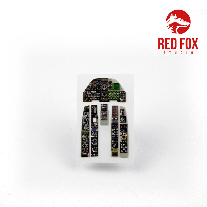 Red Fox Studio 32001 1:32 Fairchild A-10A Thunderbolt II Quick Set 3D Acrylic Instrument Panel