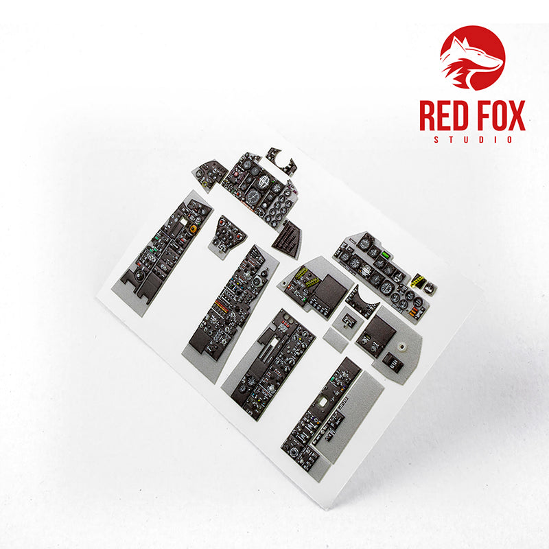 Red Fox Studio 32002 1:32 McDonnell F-4C Phantom II Quick Set 3D Acrylic Instrument Panel