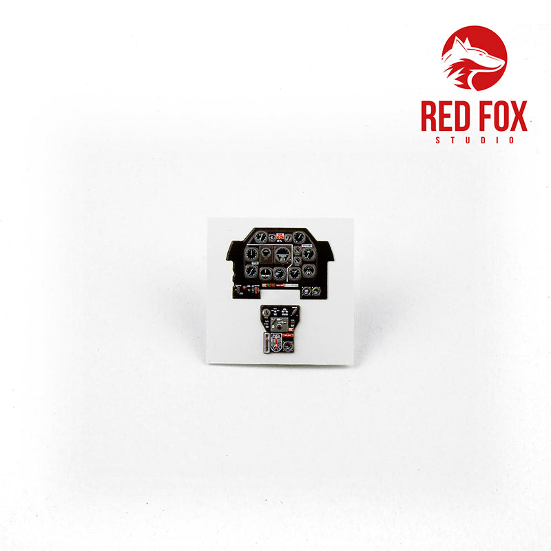 Red Fox Studio 32005 1:32  P-51D-5NA Mustang Quick Set 3D Acrylic Instrument Panel