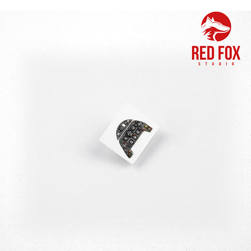 Red Fox Studio 32009 1:32 Messerschmitt Bf-109G-6 Quick Set 3D Acrylic Instrument Panel