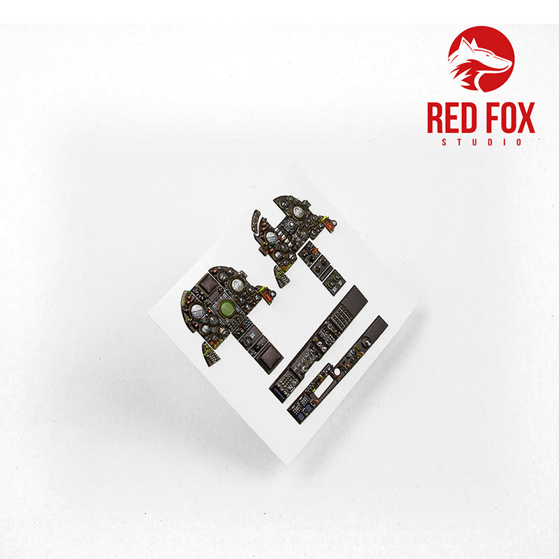 Red Fox Studio 32011 1:32 Dassault-Mirage IIIE/RD/O Quick Set 3D Acrylic Instrument Panel