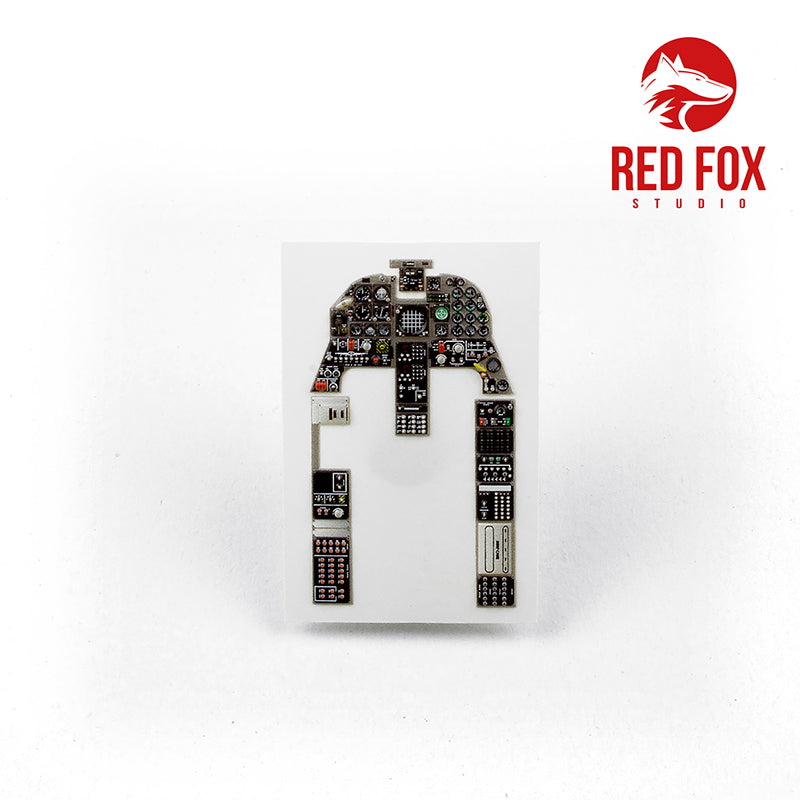 Red Fox Studio 32017 1:32 Northrop F-5E Tiger II Quick Set 3D Acrylic Instrument Panel