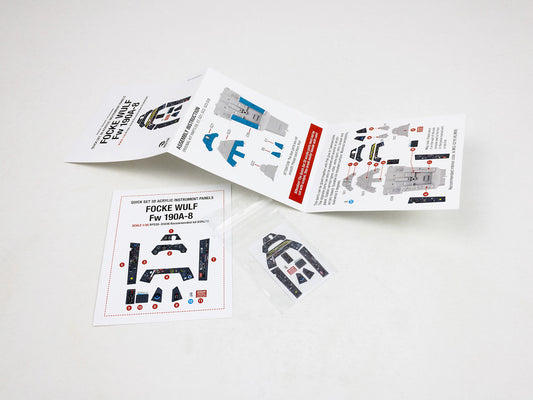 Red Fox Studio RFS-35036 1:35 Focke-Wulf Fw-190A-8 with WGr.21 3D Acrylic Instrument Panel