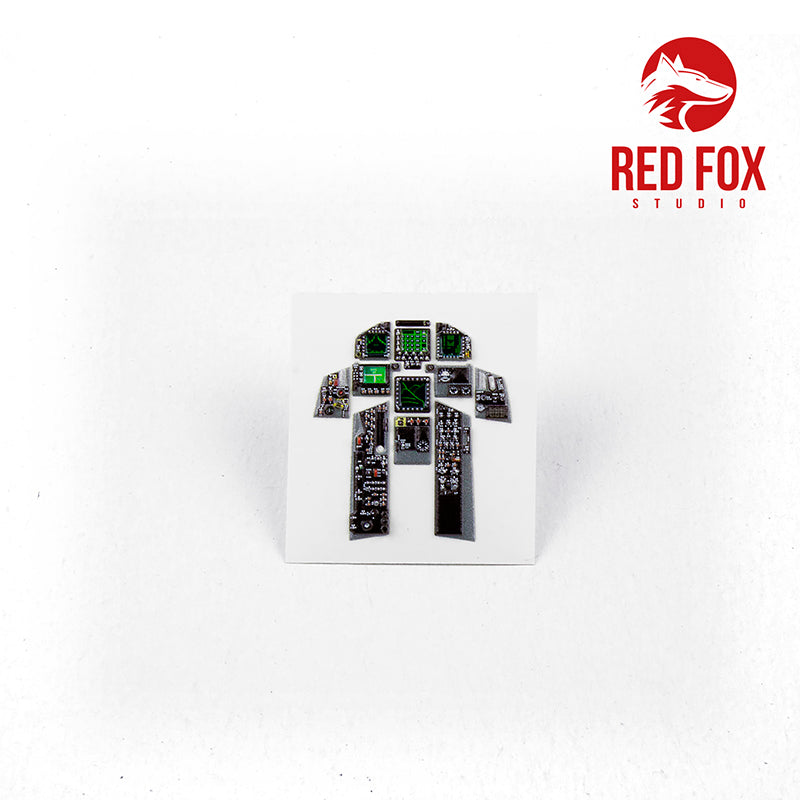 Red Fox Studio RFS-48033 1:48 Boeing F/A-18E Super Hornet Quick Set 3D Acrylic Instrument Panel