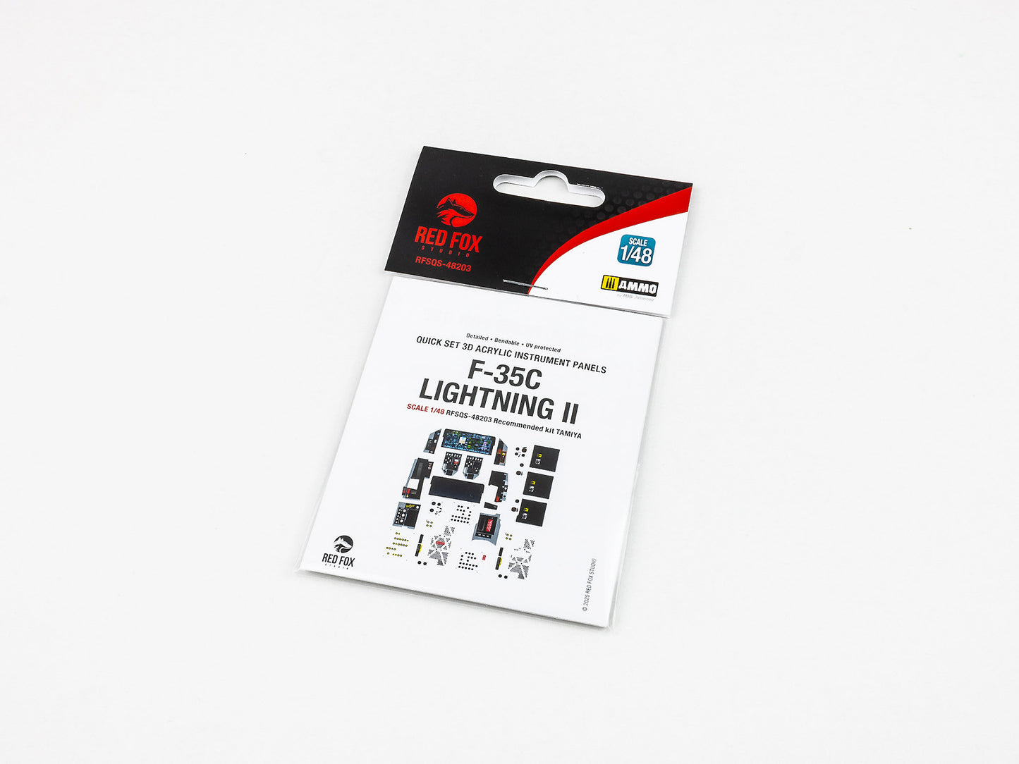 Red Fox Studio RFS-48203 1:48 F-35C Lightnig II 3D Acrylic Instrument Panel